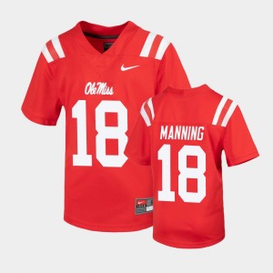Men's Ole Miss Rebels #18 Archie Manning Blue Alternate Legend College  Football Jersey 460911-512