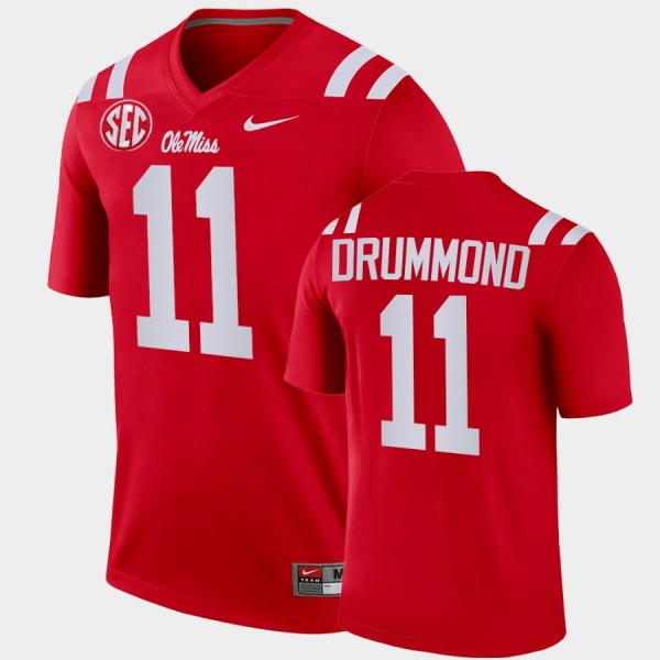 Men's Ole Miss Rebels #11 Dontario Drummond White 2022 Sugar Bowl Playoff  College Football Jersey 304885-753